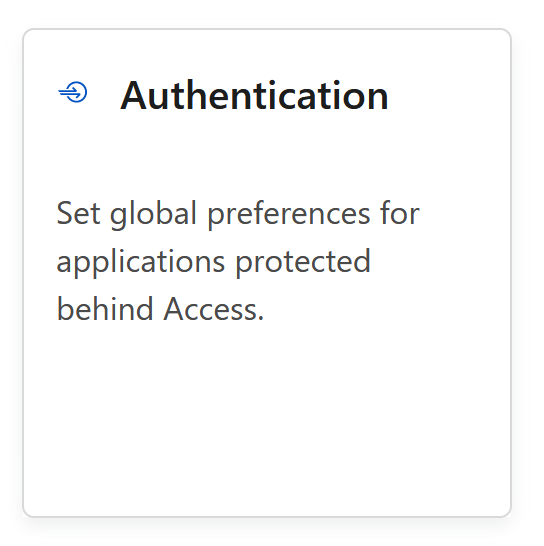 Zero Trust Authentication