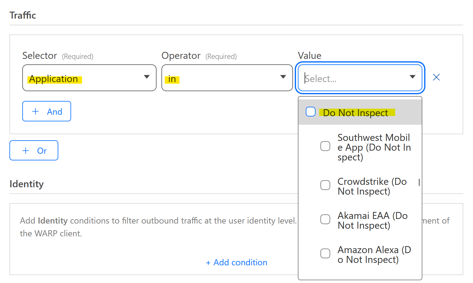 Add Traffic Condition Detail